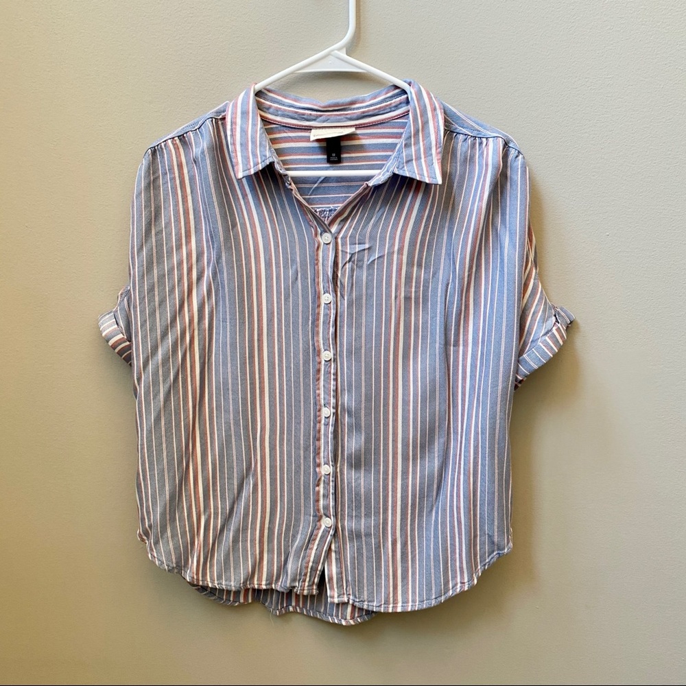 Universal Thread | Striped Button Down with Collar
